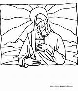 Coloring Bible Pages Religious Color Story Kids Jesus Holding Stories Printable Book Sheets Sheet Found sketch template