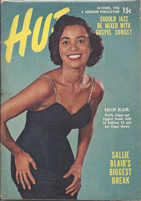 oct 1958 hue magazine vol 5 12 sallie blair hue magazine pinterest black magazine