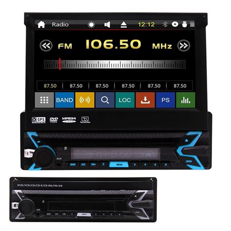 single din audio car stereo  din car dvd player support gps navigation bluetooth audio