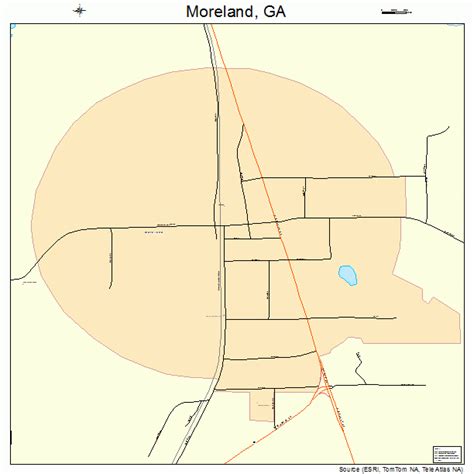 moreland georgia street map