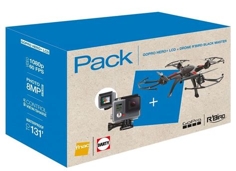 cyber monday le pack gopro hero lcd drone rbird black master passe de
