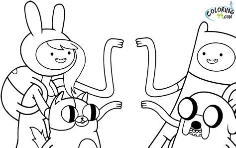 adventure time coloring pages team colors