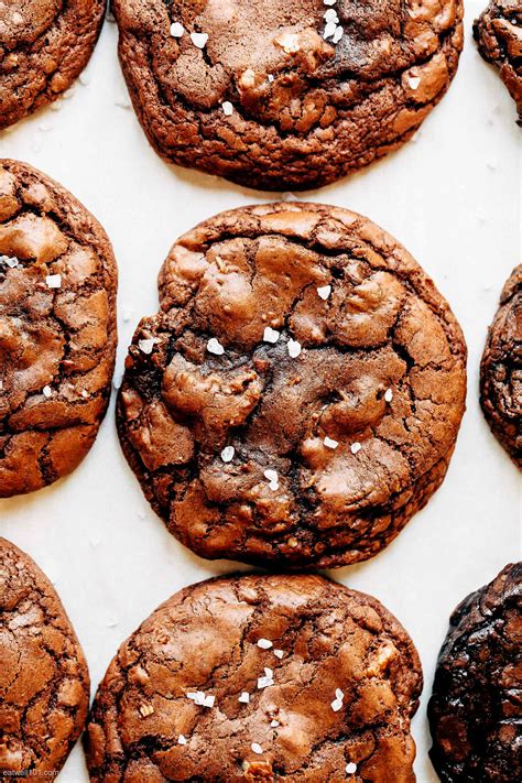 fudgy chocolate brownie cookies recipe    chocolate brownie cookies eatwell