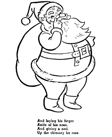 twas  night  christmas coloring pages coloring home