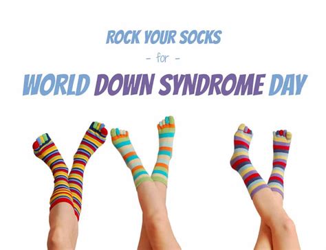 syndrome day rock  socks pacekids