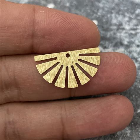 brass charms raw brass earring findings earring finds wholesale