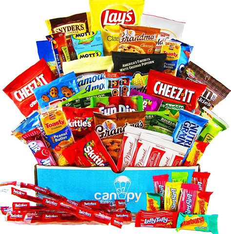 ultimate snacks variety box chips cookies candy assortment bundle