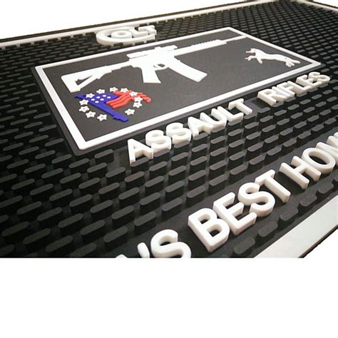 custom logo soft pvc rubber bar mats pvc creations