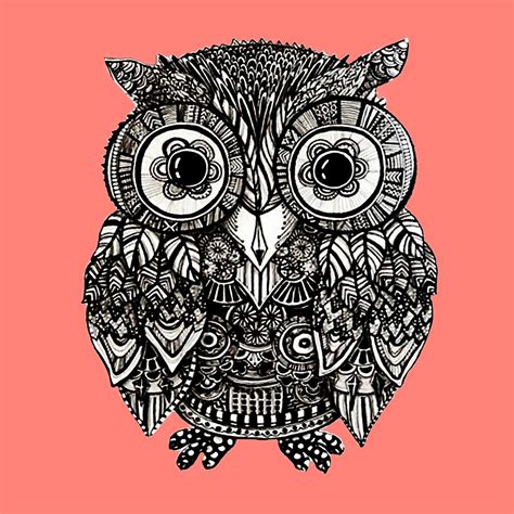 mandala owl  annie redbubble