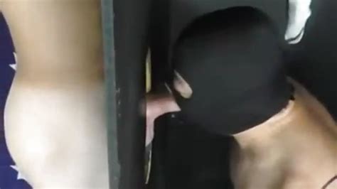 man with mask sucks cock through a hole porndroids
