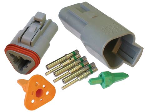 deutsch dt    pin electrical connector plug kit fuse factory