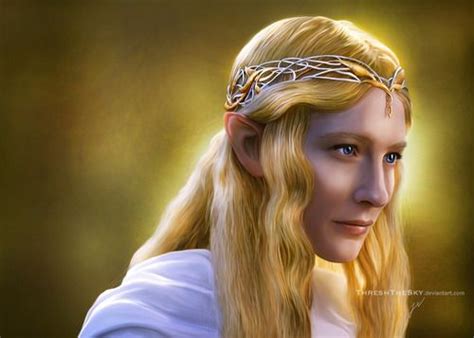 via the lord of the rings galadriel by threshthesky on deviantart