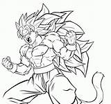 Coloring Goku Pages Super Saiyan Popular Ssj sketch template