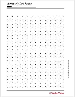 isometric dot paper teachervision