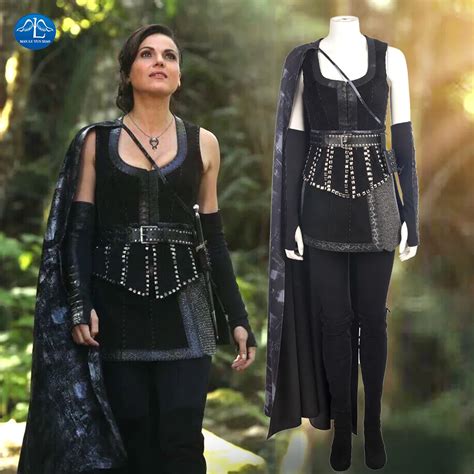 Once Upon A Time Cosplay Costume Women Outfit Evil Queen Regina Mills