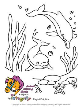 playful ocean coloring pages sea life animals coloring sheets