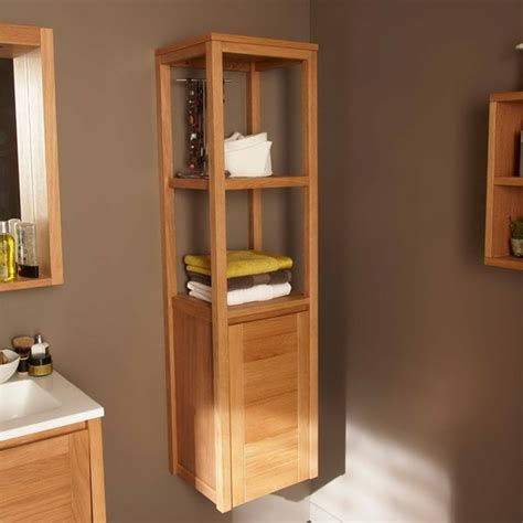 meuble de rangement salle de bain en bois maison parallele