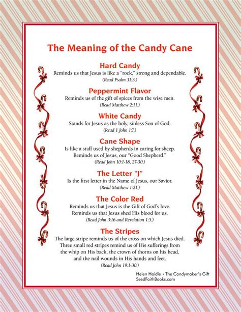 history   candy cane poem