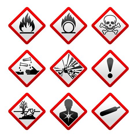 hazard symbols clipart  images   finder