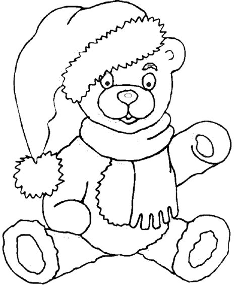 christmas bear coloring book printables hubpages