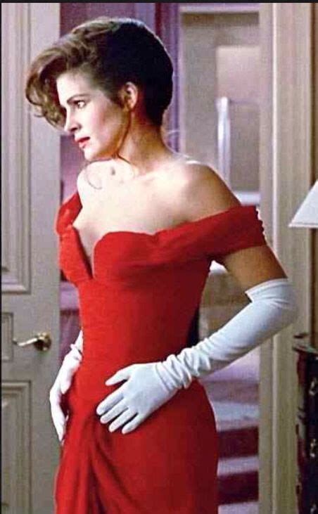 julia roberts in pretty woman and that red dress pretty woman red