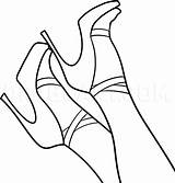 High Heel Shoes Drawing Draw Heels Stiletto Coloring Stilettos Pages Dragoart Easy Outline Step Drawings Shoe Ausmalbilder Getdrawings Template Canvas sketch template