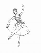 Coloring Pages Ballet Barbie Ballerina Fairy Sugar Plum Printable Dance Kids Dancing Drawing Color Dancer Nutcracker Princess Print Getdrawings Choose sketch template