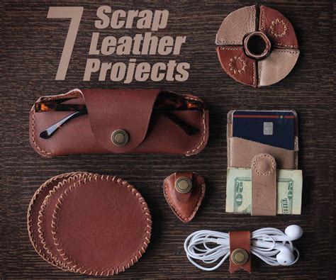 scrap leather projects  steps  pictures instructables