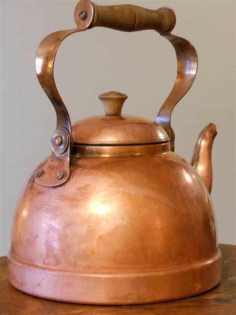 vintage copper tea kettle portugal