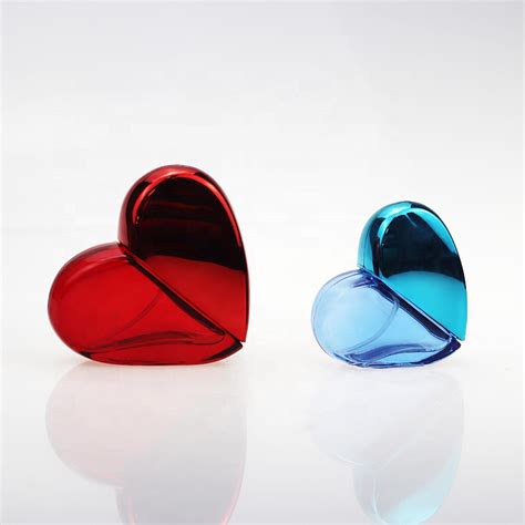 popular ml ml heart shaped glass perfume bottles  red perfume