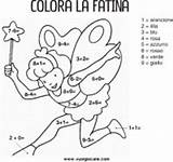 Colora Calcola Schede Fatina Enigmistica Didattiche Matematica Lannaronca Ragazzi Numeri Seleccionar sketch template