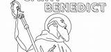 Benedict Catholic Sdcason sketch template