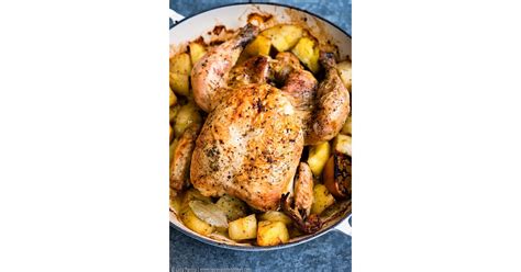 1 pot greek oven roasted chicken and potatoes 26 garlicky chicken