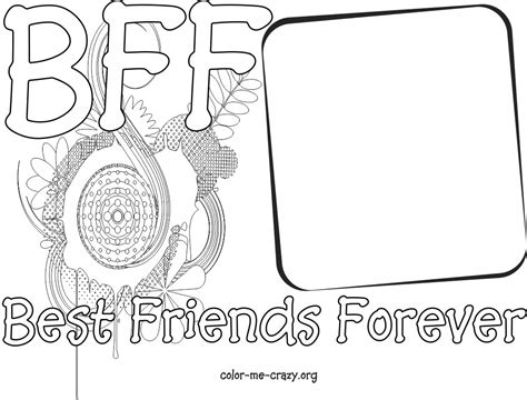 bff coloring pages    print