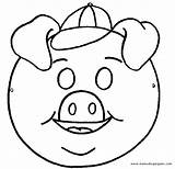 Caretas Cerditos Tres Mascaras Cerdito Niños Cerdo Cuentos Antifaz Mascara Careta Recortar Animalitos Decorar Divertidas Carnavales Caperucita Menudospeques Antifaces sketch template