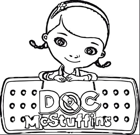 mcstuffins coloring pages unique  mcstuffins coloring page