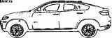 Bmw X6 Dimensions Coloring Car Suv sketch template