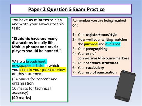 english language paper  question   answer levels