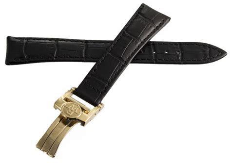 raymond weil mm  mm black leather gold buckle  band  ebay