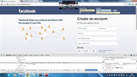 the best way to see facebook password while logged in youtube
