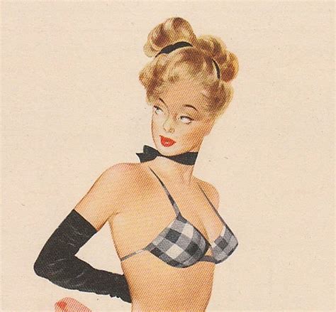 Vintage Esquire Fritz Willis Pin Up Girl Calendar Page Print