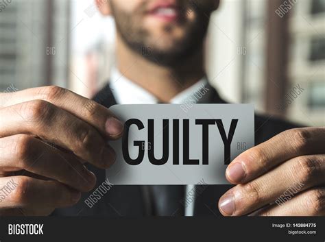 guilty image photo  trial bigstock