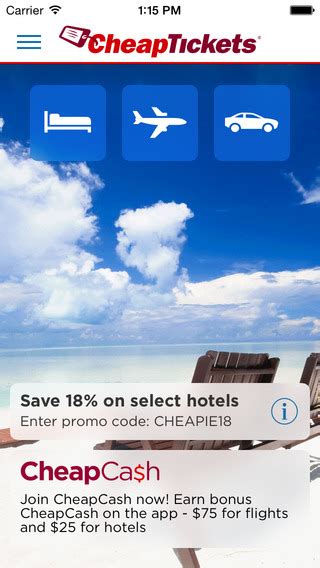 cheaptickets flights hotels cars app review  apppicker