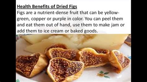 Benefits Of Dried Figs Youtube