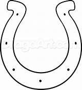 Colts Horseshoe Horseshoes Dragoart Clipartmag sketch template