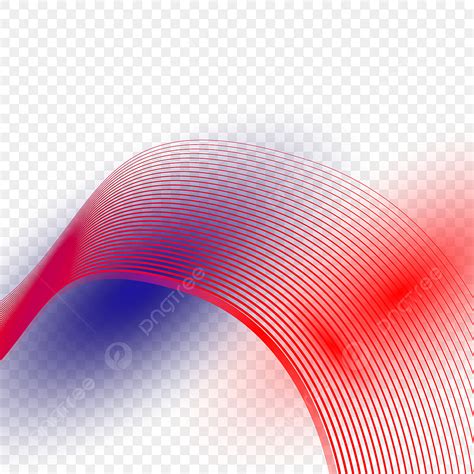 gambar desain garis abstrak melengkung  cahaya merah  biru