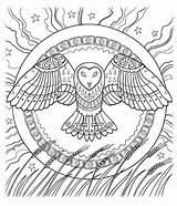 Owl Steampunk Getdrawings Drawing Coloring Pages sketch template
