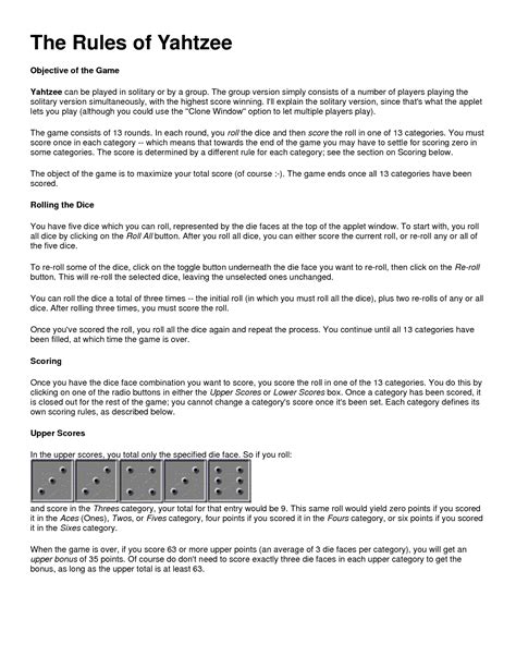 the rules of yahtzee yahtzee rules yahtzee game yahtzee