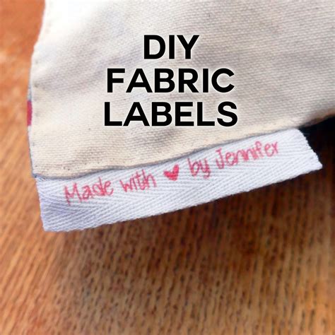 diy fabric labels  twill tape jennifer maker