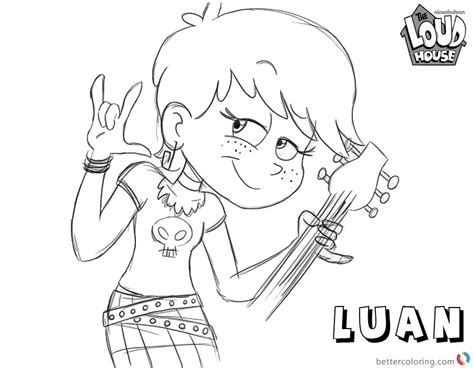 loud house coloring pages sketch  jacob pennell  printable